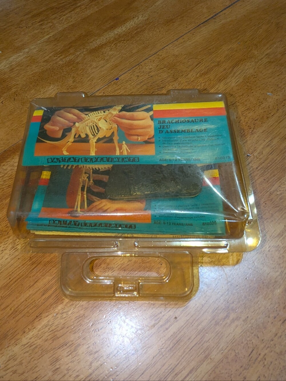 VTG 1980s Battat Brachiosaurus Skeleton Kit - Picture 6 of 7